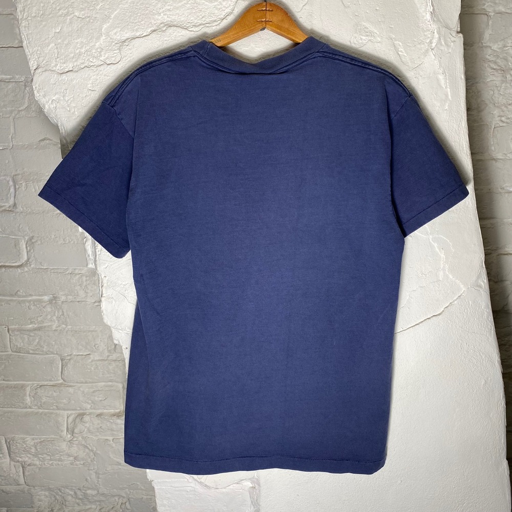 Vintage Michigan Wolverines T Shirt Capitol Graphics‎ Navy Blue Mens Large USA - Picture 5 of 5